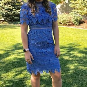 Women’s Blue Lace Dress